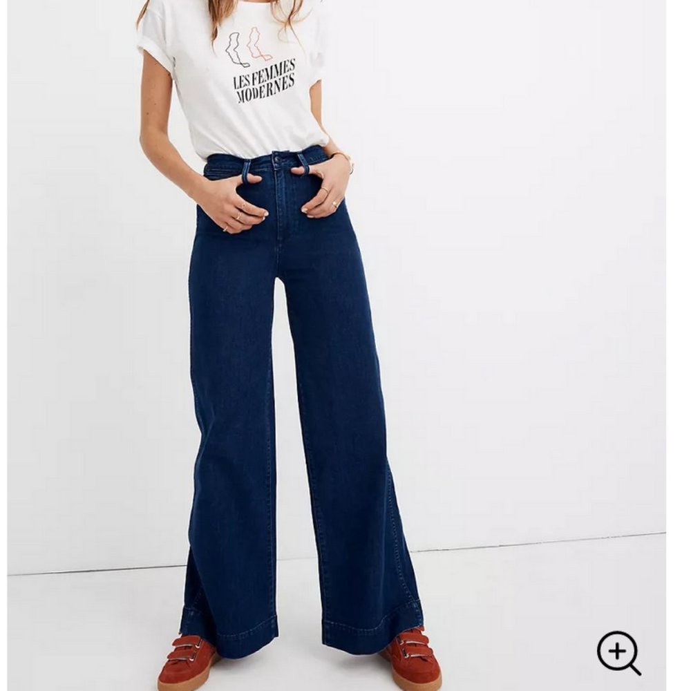 Madewell Emmitt Wide leg jeans wide-leg